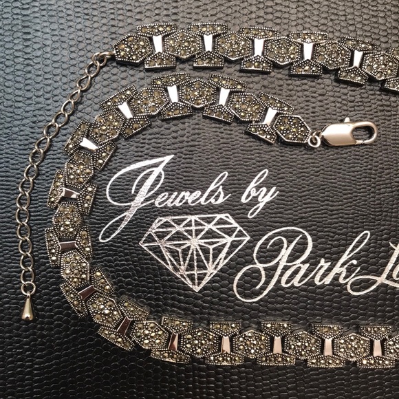 NEW!!!  NWOT PARK LANE GENUINE MARCASITE NECKLACE - Picture 2 of 8